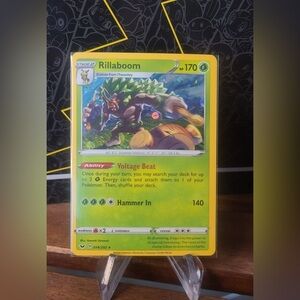 Rillaboom 014/202 Pokemon TCG Sword & Shield Base Set Regular Rare